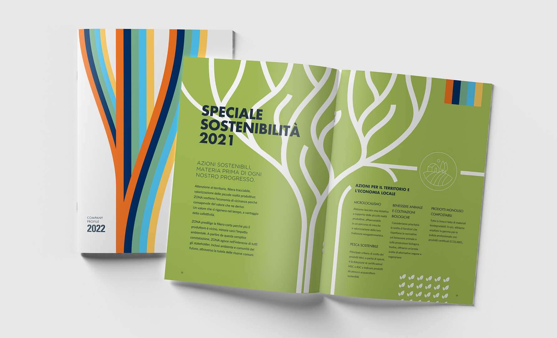 Company Prolfile progetto grafico