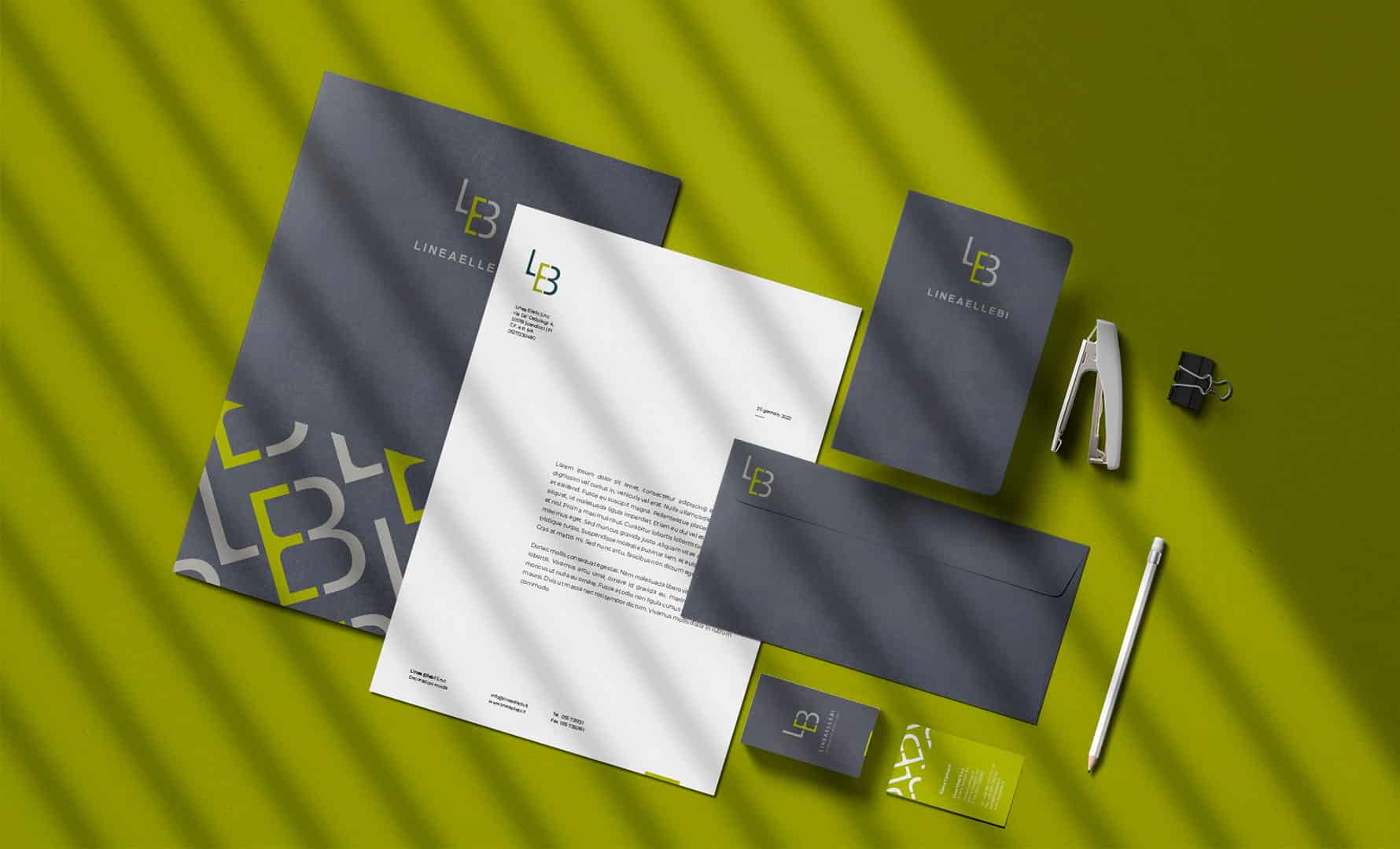 Identità aziendale per Linea Ellebi Decorazioni Moda